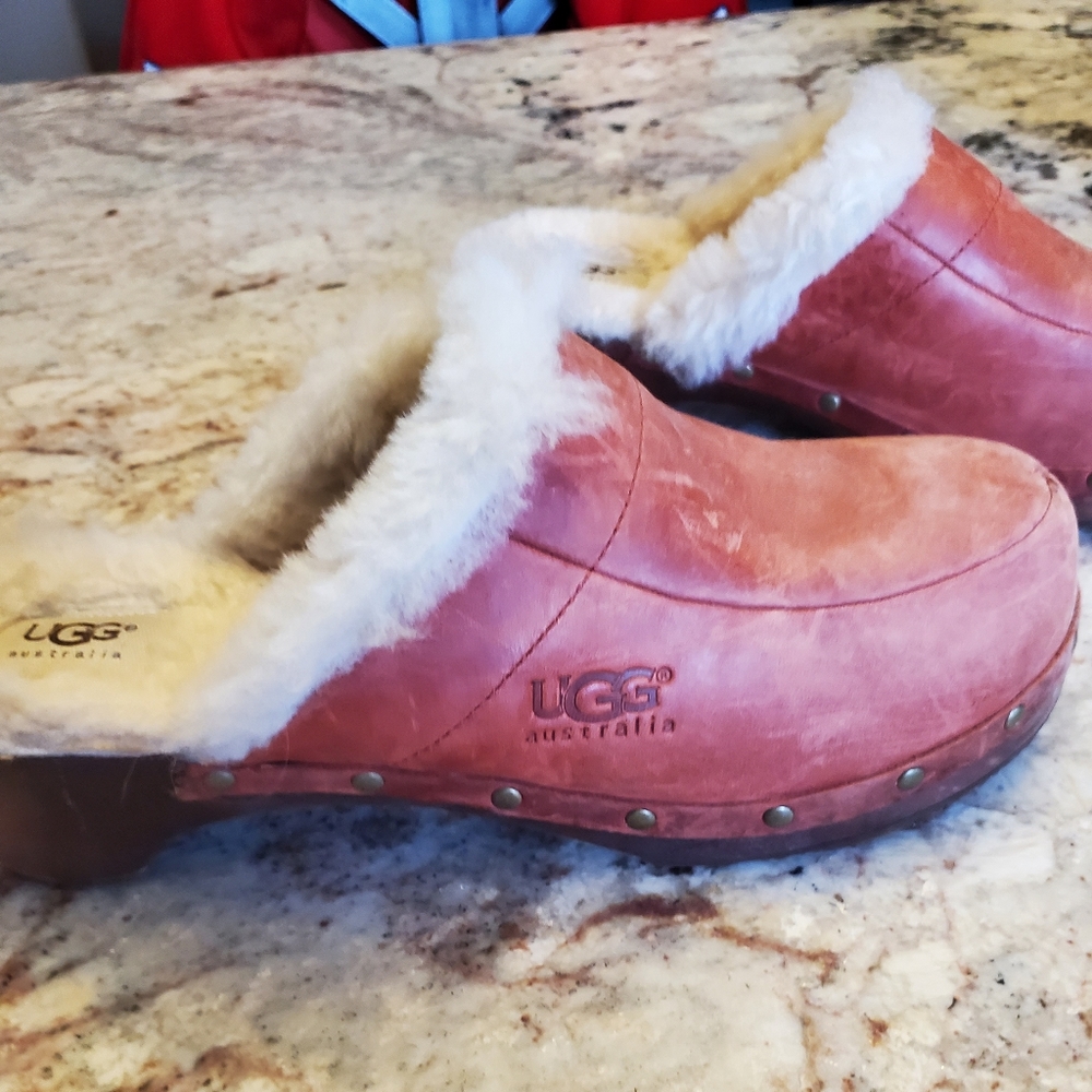 UGG Mules size 11 rose-colored